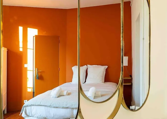 アパート Coulmiers Bleu - Gare Sncf A 5 Min, Atypique & Confort ナント